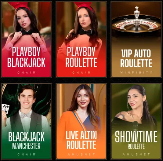 crusado casino live games